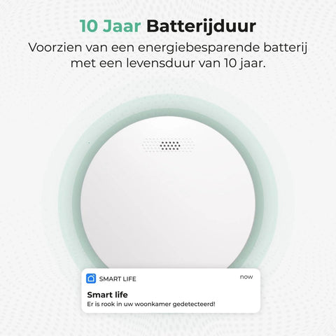 Easeware ES-1W Smart Smoke Detector with App