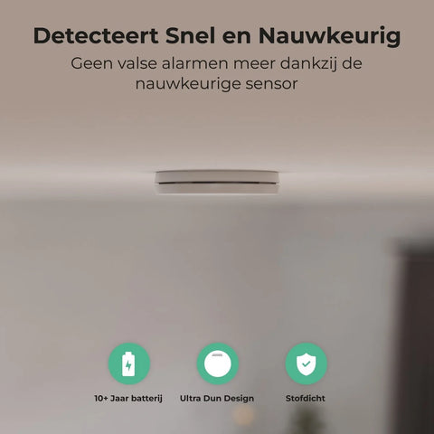 Easeware ES-1 Smoke detector 3-pack