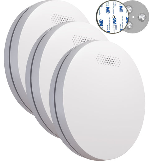 Easeware ES-1 Smoke detector 3-pack